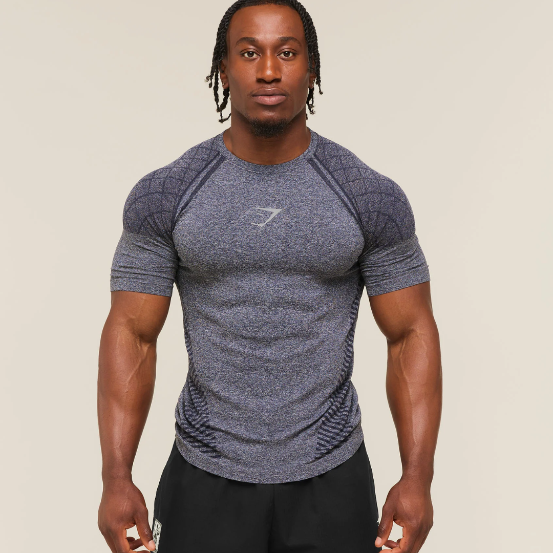 GS - Devant Seamless T-Shirt - Heavy Blue