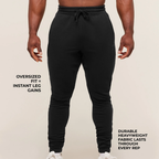 GS - Power Wordmark Joggers - Black