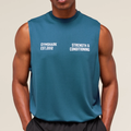 GS - S&C Graphic Cut Off Tank - Success Blue