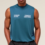GS - S&C Graphic Cut Off Tank - Success Blue