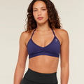 GS - Minimal Halterneck Sports Bra - Indigo Purple