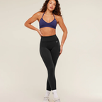 GS - Minimal Halterneck Sports Bra - Indigo Purple
