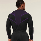 GS - Onyx 5.0 Seamless Long Sleeve T-Shirt - Black/Athletic Purple