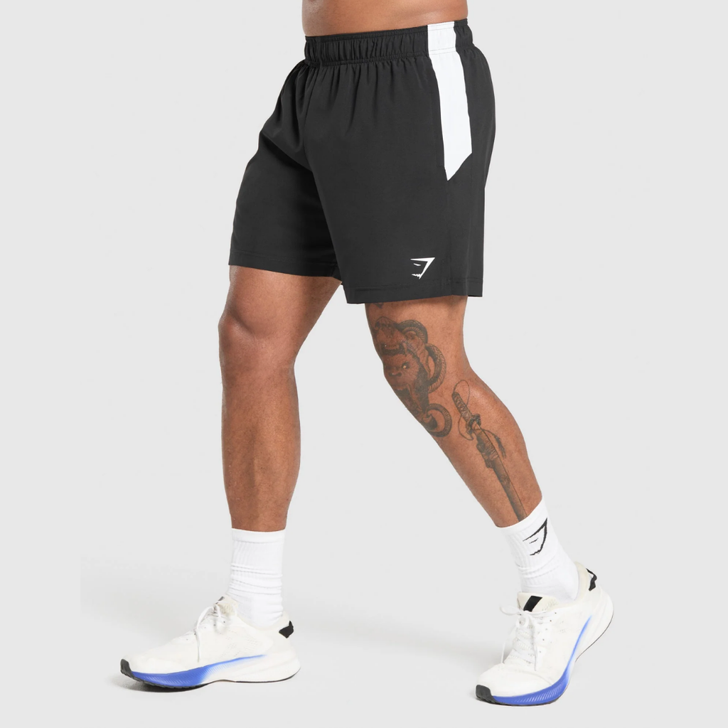 GS - Sport Panel 7" Shorts - Black/White