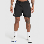 GS - Sport Panel 7" Shorts - Black/White