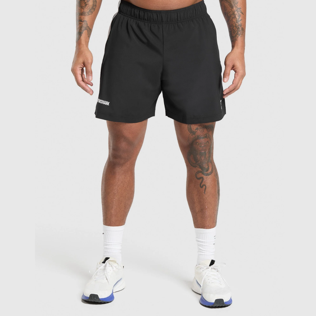 GS - Sport Panel 7" Shorts - Black/White
