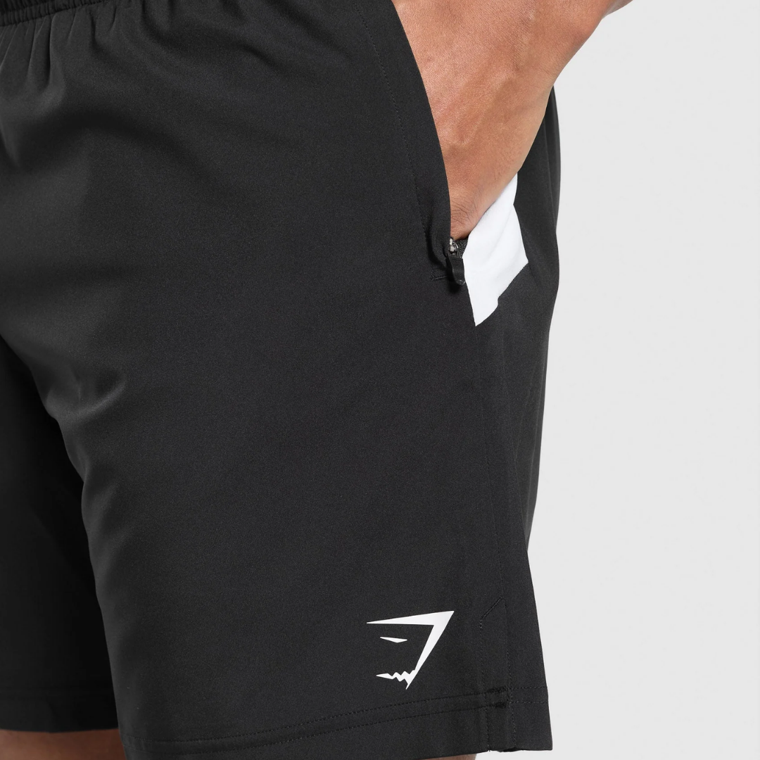 GS - Sport Panel 7" Shorts - Black/White