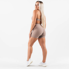 Alphalete - Aura Ultra-High Rise Short - Sand