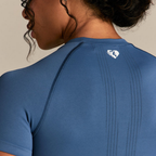 Women's Best - Power Short Sleeve Crop Top | Blueberry