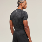 GS - Geo Seamless T-Shirt - Black/Charcoal Grey