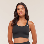 GS - Cross Over Sports Bra - Black