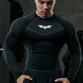 YoungLA - 8004 - Batman Compression Longsleeves - Black