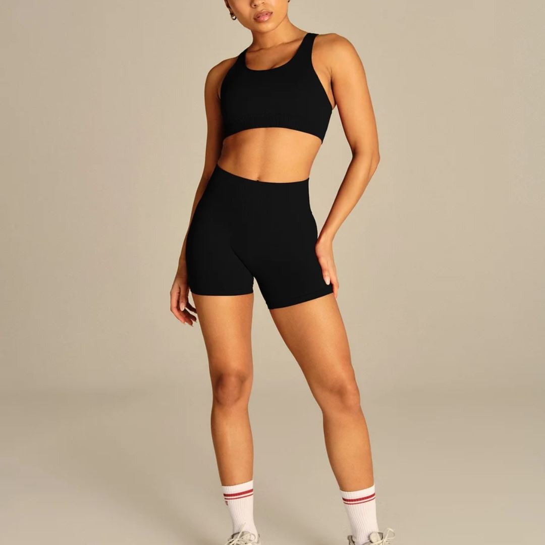 Women's Best - Power Enhanced High Waist Shorts | Black