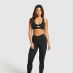 GS - Peek A Boo Sports Bra - Black