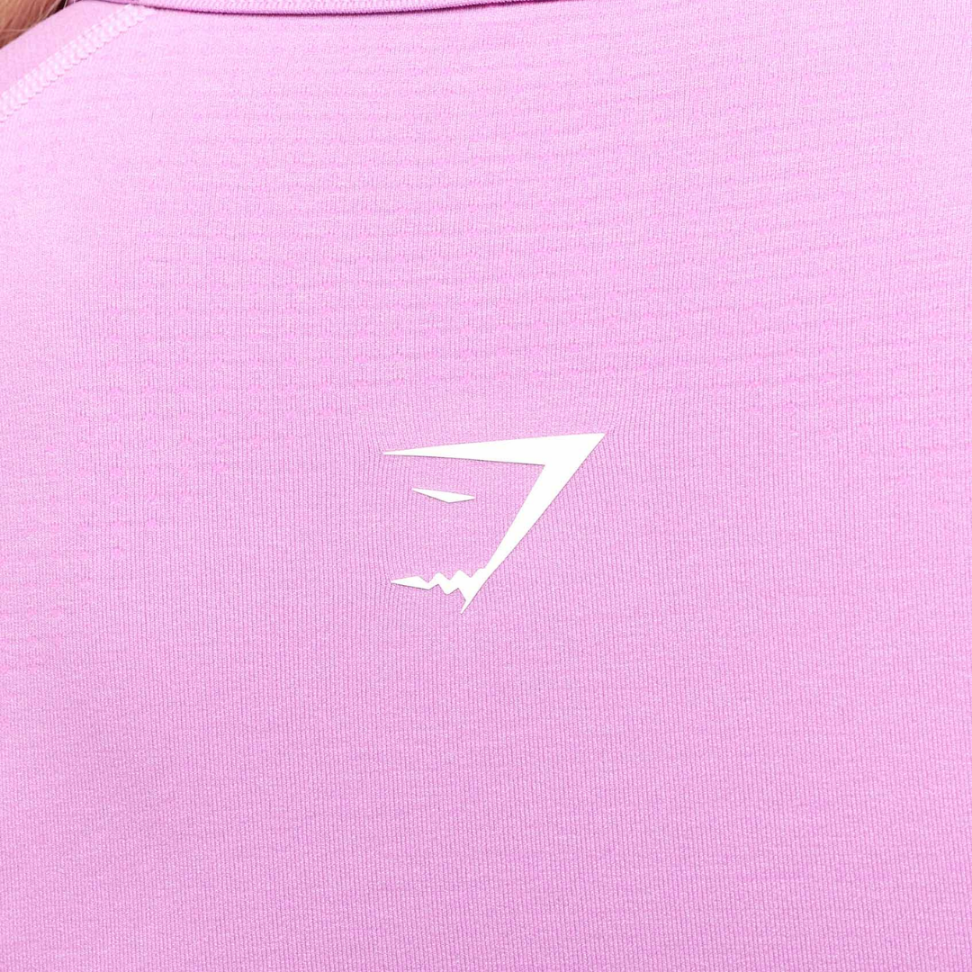 GS - Vital Scoop Neck Top - Sour Pink/Marl