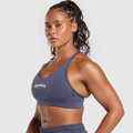 GS - Strength Department Graphic Sports Bra - Weighted Purple