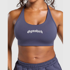 GS - Strength Department Graphic Sports Bra - Weighted Purple