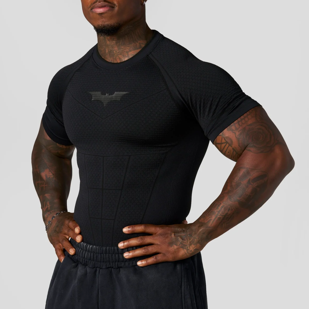 YoungLA - 4259 - Batman Compression Tees - All Black