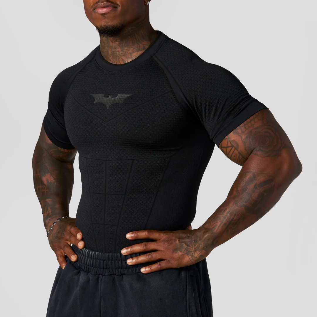 YoungLA - 4259 - Batman Compression Tees - All Black
