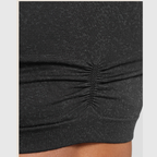 GS - Adapt Fleck Seamless Long Sleeve Crop Top - Mineral | Black