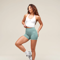 GS - Halter Neck Cami with Shelf - White