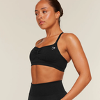GS - Lift Seamless Sports Bra - Black/Black Marl