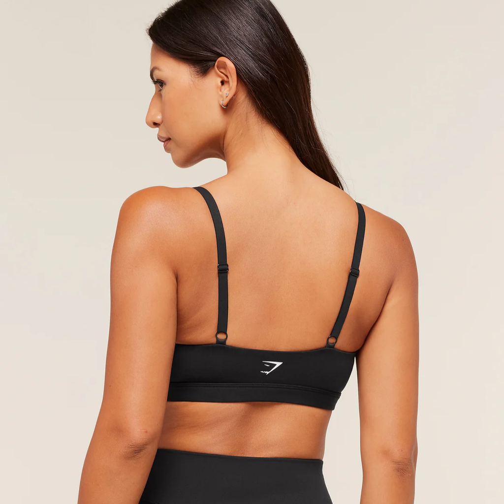 GS - Balcony Peekaboo Sports Bra - Black