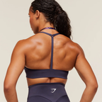 GS - Reps T Back Sports Bra - Midnight Purple/Morning Blue
