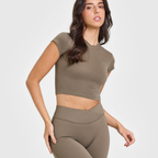 Oner Active - Cotton Icon Baby T-Shirt | Moss Brown