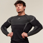 GS - Onyx 5.0 Seamless Long Sleeve T-Shirt - Black/Light Grey