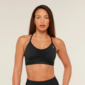 GS - Ruched Sports Bra - Black