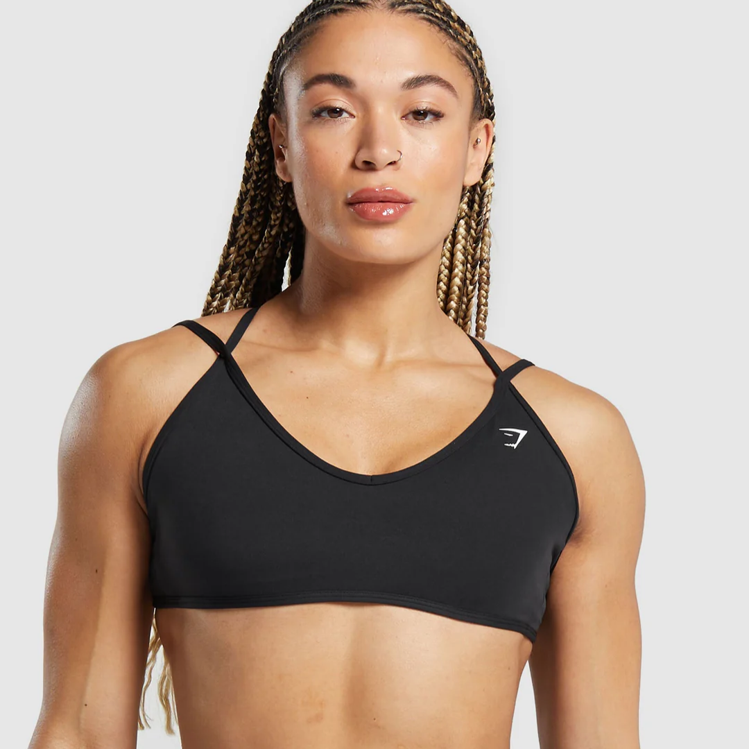 GS - Back Gains Sports Bra - Black