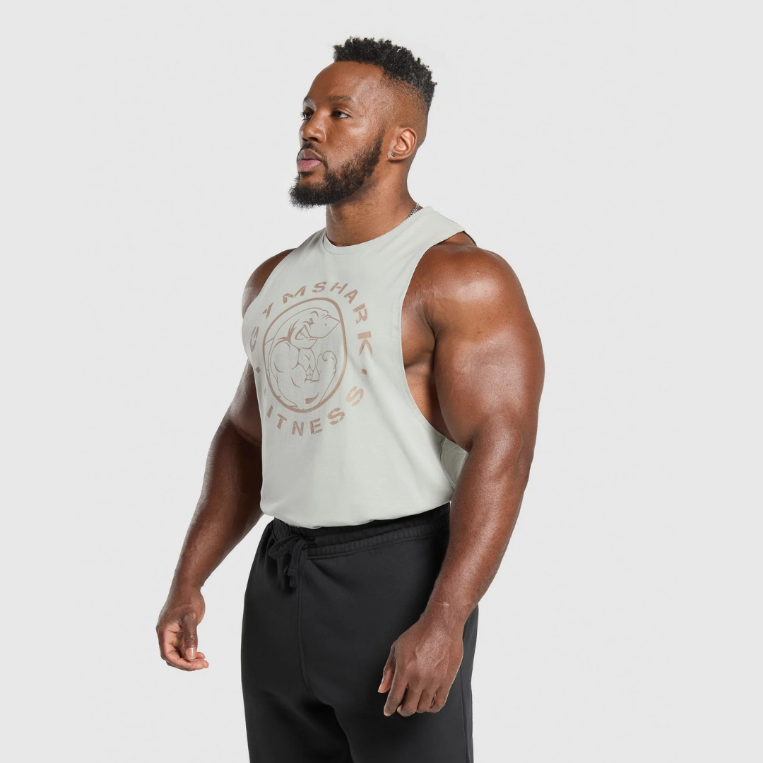 GS - Legacy Drop Arm Tank - Stone Grey