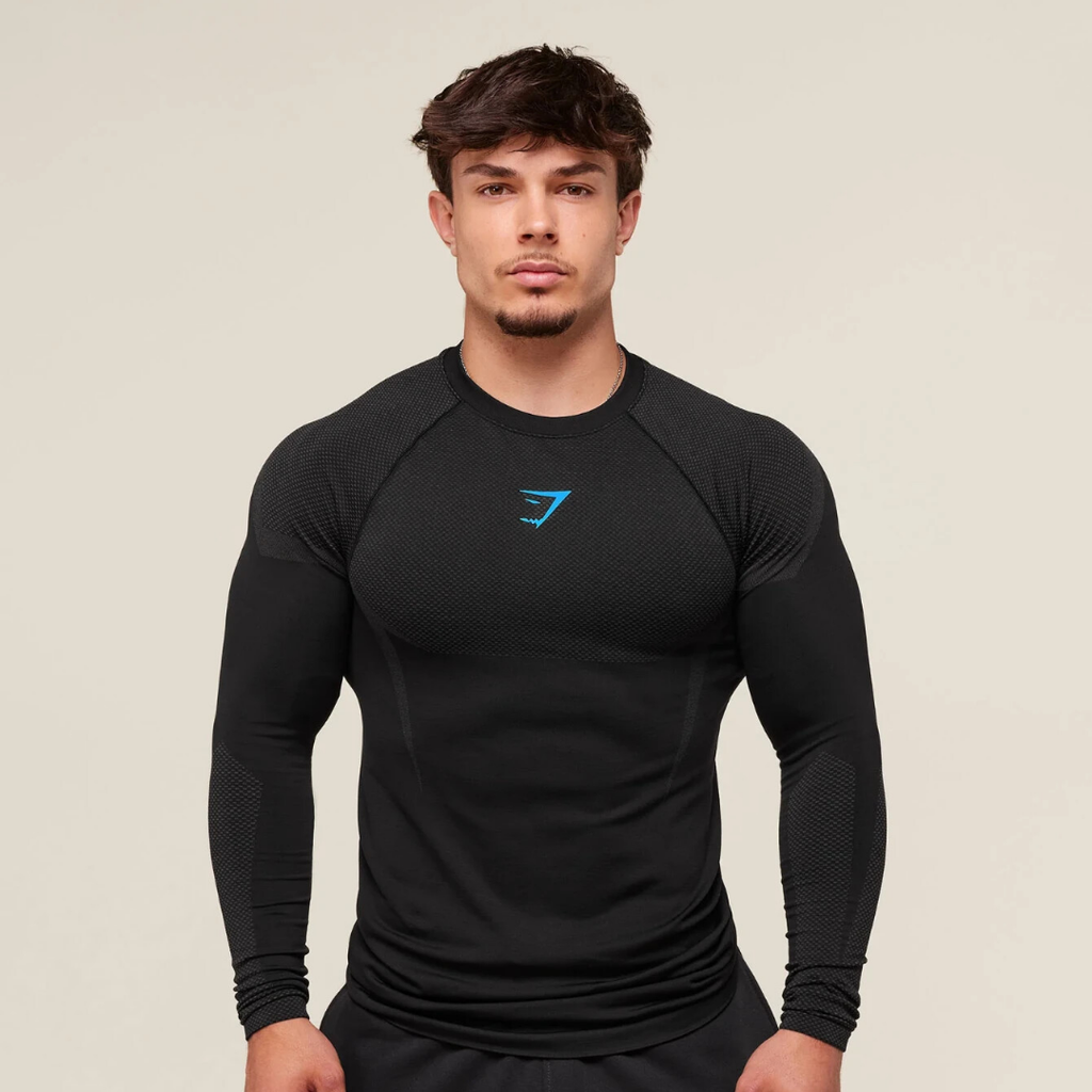GS - Onyx 5.0 Seamless Long Sleeve T-Shirt - Black/Onyx Grey