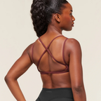 GS - Back Gains Sports Bra - Burgundy Brown