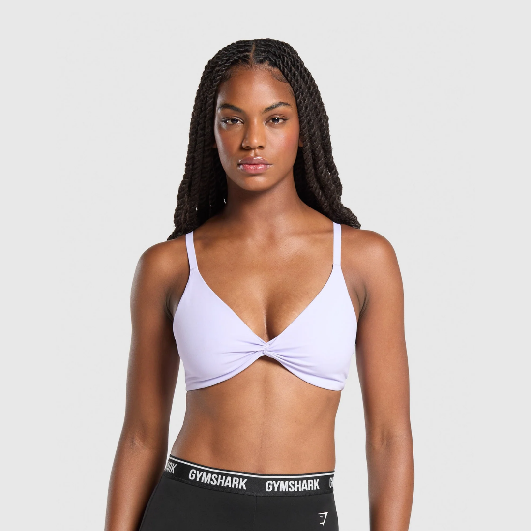 GS - Twist Front Bralette - Fresh Lilac