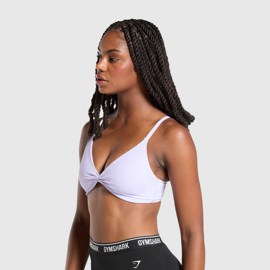 GS - Twist Front Bralette - Fresh Lilac