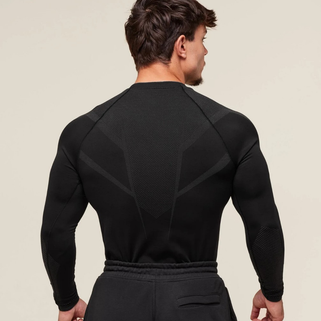 GS - Onyx 5.0 Seamless Long Sleeve T-Shirt - Black/Onyx Grey