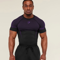 GS - Onyx 5.0 Seamless T-Shirt - Black/Athletic Purple
