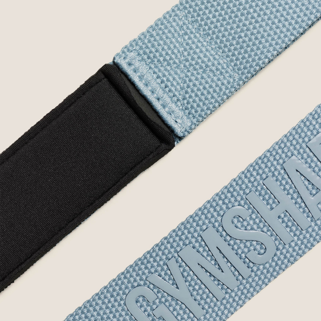 GS - Silicone Lifting Straps - Bench Blue