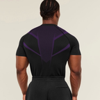 GS - Onyx 5.0 Seamless T-Shirt - Black/Athletic Purple