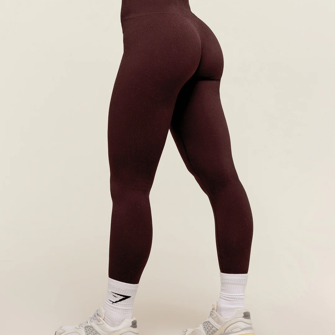 GS - Adapt Fleck x Whitney Leggings - Cherry Purple/Rich Maroon