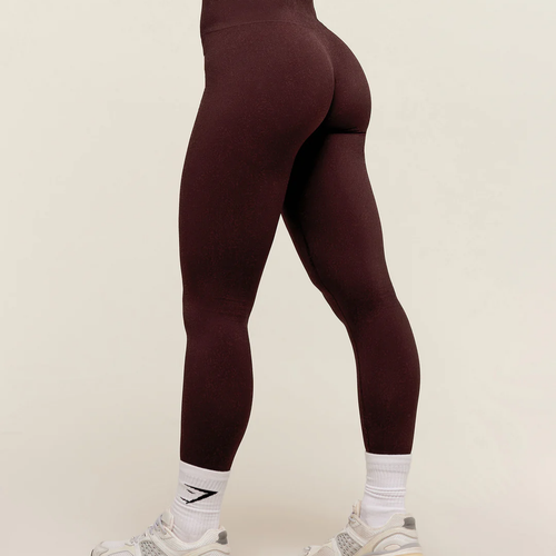 GS - Adapt Fleck x Whitney Leggings - Cherry Purple/Rich Maroon