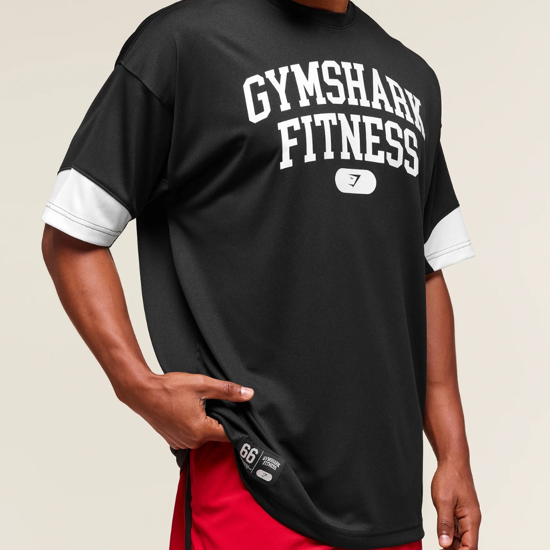 GS - Varsity Tech Oversized T-Shirt - Black