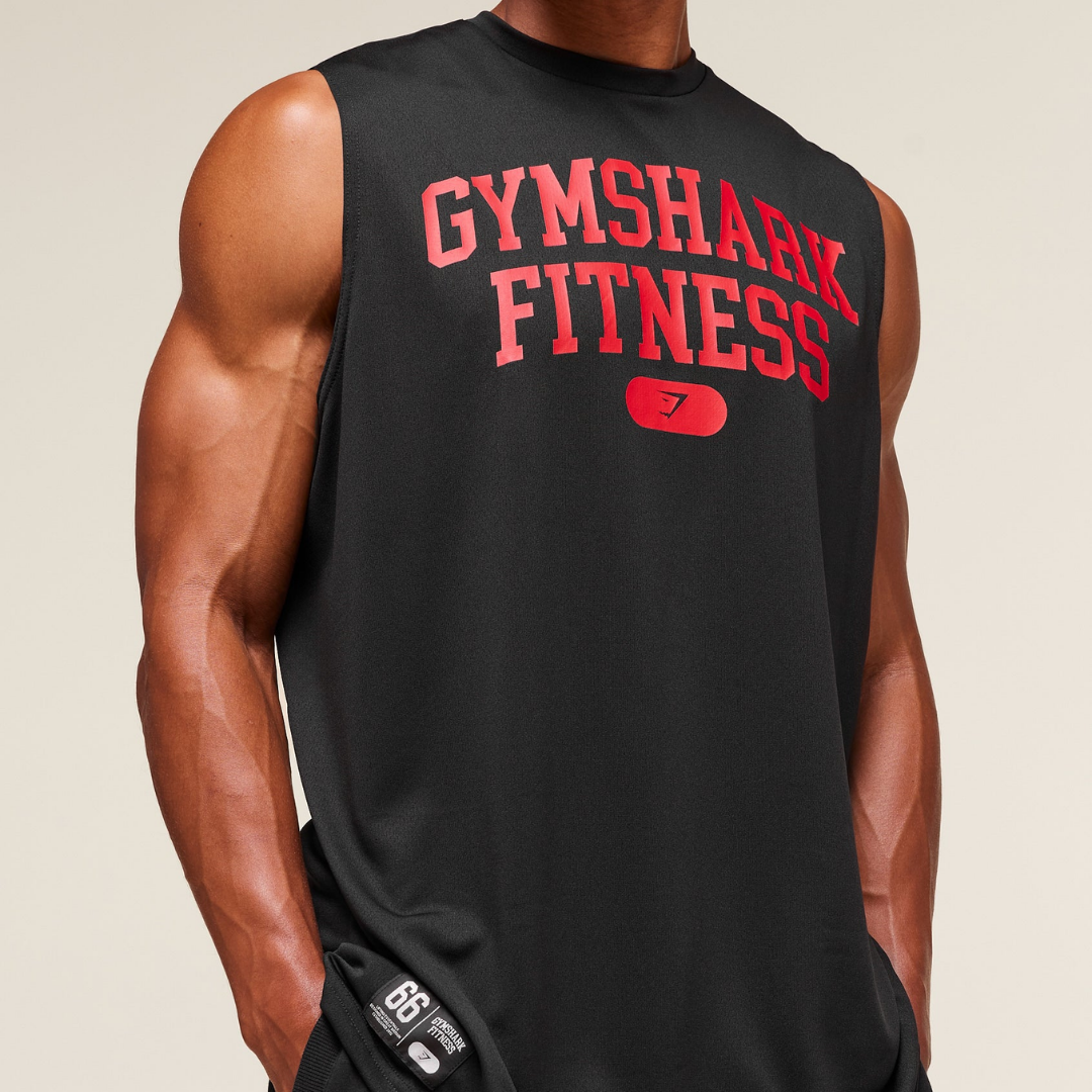 GS - Varsity Tank - Black/Conditioning Red
