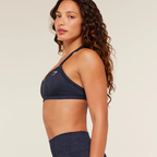 GS - Adapt Fleck Sports Bra - Heavy Blue/Iron Blue