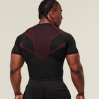 GS - Onyx 5.0 Seamless T-Shirt - Black/Carmine Red