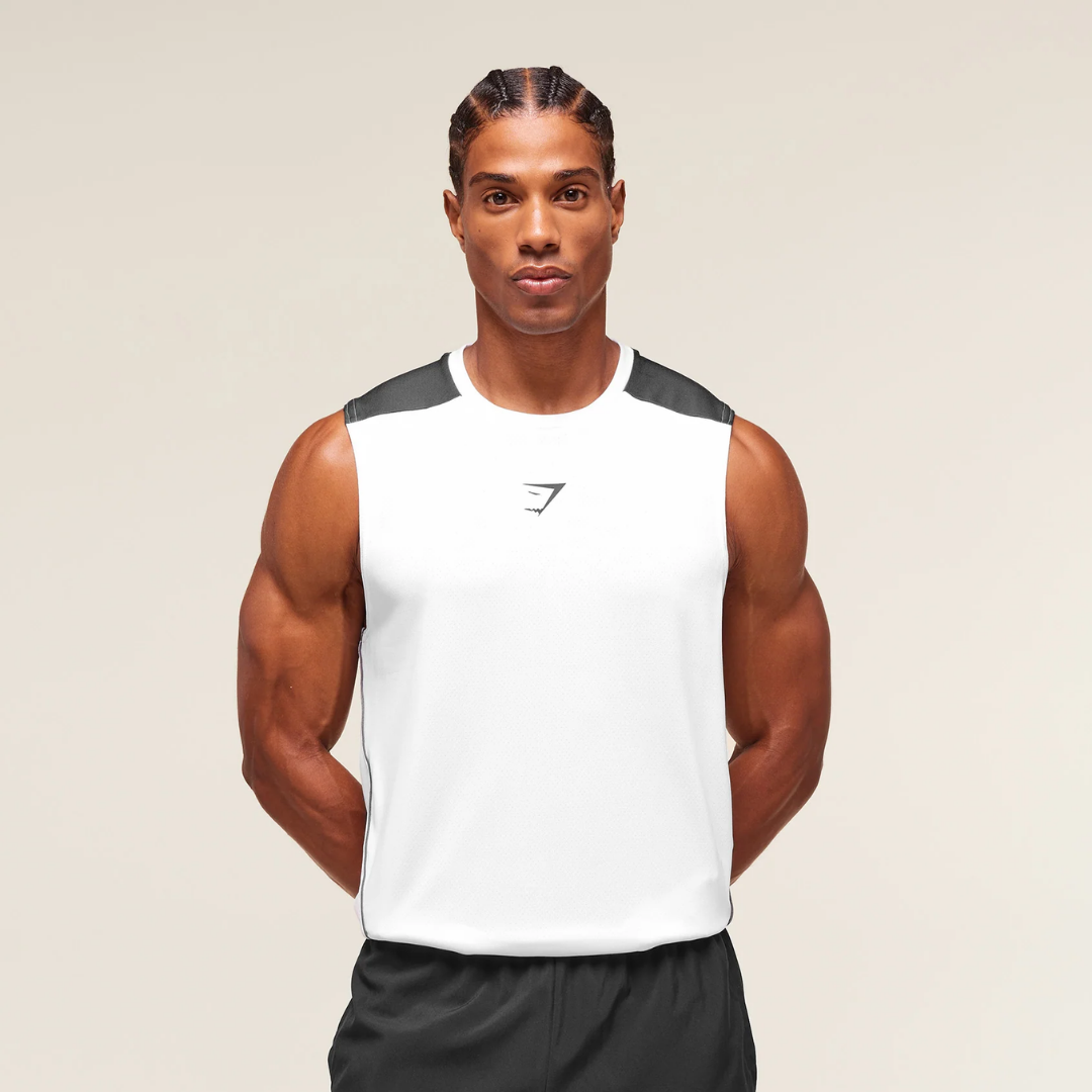 GS - Arrival Block Tank - White