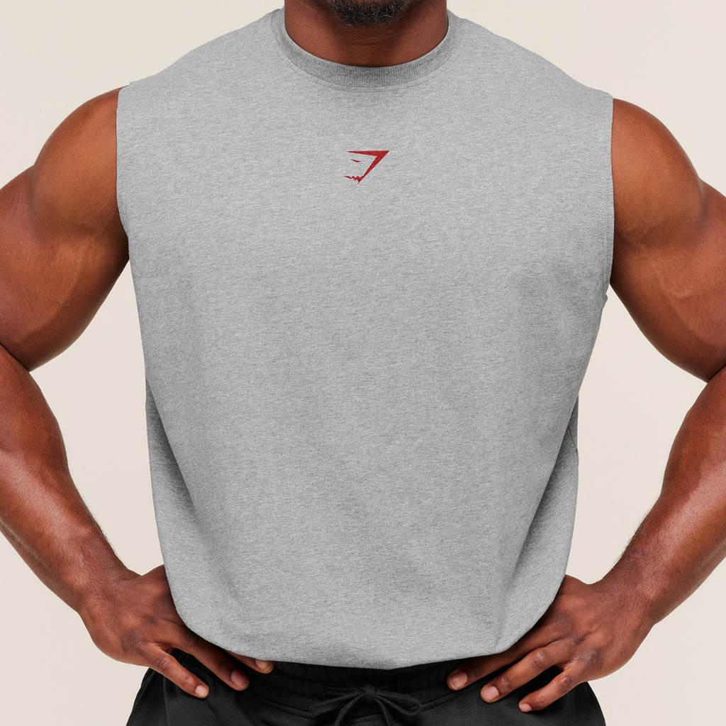 GS - Power Cut Off Tank - Charcoal Core Marl