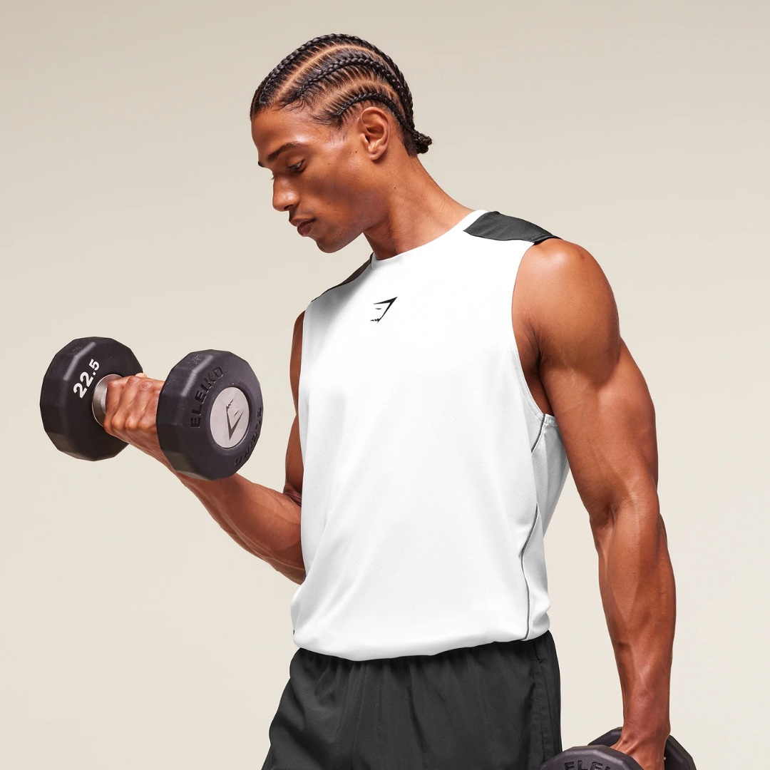 GS - Arrival Block Tank - White